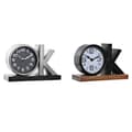 Miniatyrbild 1 av 3: Table clock DKD Home Decor 23 x 8 x 15 cm Silver Black Iron (2 Units)
