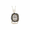 Pikkukuva 1 / 3: Table clock DKD Home Decor Black Golden Crystal Iron Vintage 15,5 x 8,5 x 32 cm