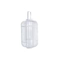 Miniatyrbild 1 av 3: Lantern DKD Home Decor Crystal White Bamboo (28 x 28 x 47 cm)