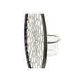 Miniatyrbillede 3 af 4: Candleholder DKD Home Decor Crystal Black Metal Wood Brown 20 x 20 x 36 cm