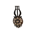 Pikkukuva 2 / 4: Wall Clock DKD Home Decor Black Golden Crystal Iron Pendulum 27 x 7,5 x 57,5 cm (2 Units)