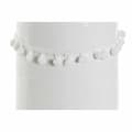 Pikkukuva 3 / 3: Vase DKD Home Decor White Stoneware Pompom 12 x 12 x 24 cm