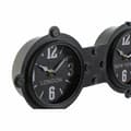 Miniatyrbild 2 av 2: Wall Clock DKD Home Decor Crystal Black Iron (58 x 6.5 x 18 cm)