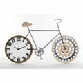 Miniatyrbild 1 av 3: Wall Clock DKD Home Decor 108 x 6,4 x 63,5 cm Natural Black Bicycle Metal MDF Wood