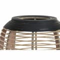 Miniatyrbild 2 av 2: Candleholder DKD Home Decor Crystal Black Metal Brown Bamboo (32 x 32 x 43 cm)