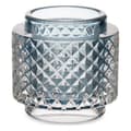 Miniatyrbild 1 av 2: Candleholder Blue Glass (9 x 8,8 x 9 cm)