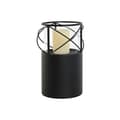Miniatyrbild 4 av 4: Candleholder Home ESPRIT Black Metal Crystal 24,5 x 24,5 x 46 cm (2 Units)