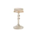 Pikkukuva 1 / 2: Candleholder DKD Home Decor Metal White 13 x 13 x 25 cm