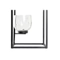 Pikkukuva 4 / 4: Candleholder DKD Home Decor Crystal Black Transparent 18 x 18 x 76 cm Iron