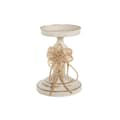 Pikkukuva 1 / 2: Candleholder DKD Home Decor 13 x 13 x 17,5 cm Metal White