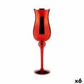 Pikkukuva 1 / 2: Candleholder Crystal Red 13,5 x 4,5 x 13,5 cm (6 Units)