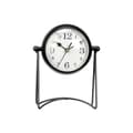 Pikkukuva 2 / 3: Table clock Black Metal 15,5 x 20 x 11 cm (4 Units)