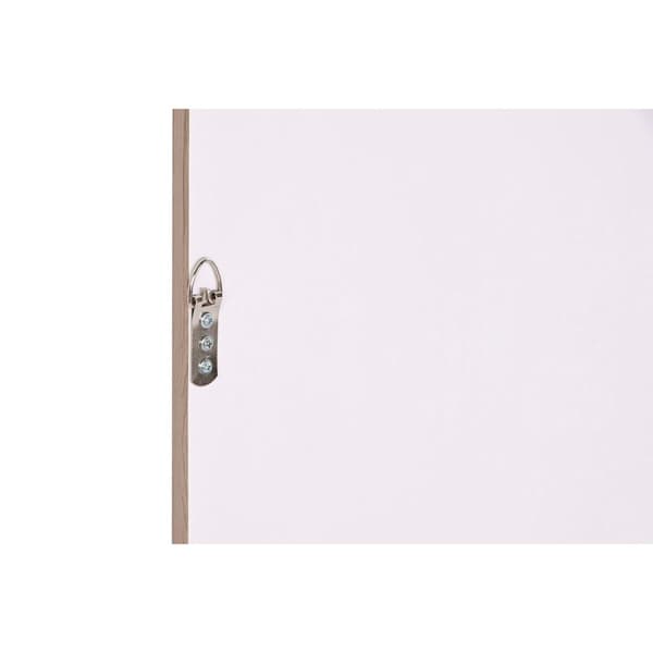 Wall mirror Home ESPRIT White Brown Beige Grey Crystal polystyrene 63,3 x 2,6 x 89,6 cm (4 Units)