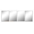 Pikkukuva 1 / 5: Wall mirror Home ESPRIT White Brown Beige Grey Crystal polystyrene 63,3 x 2,6 x 89,6 cm (4 Units)