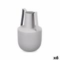 Pikkukuva 1 / 3: Vase With handles Grey Steel 14 x 24 x 14 cm (6 Units)