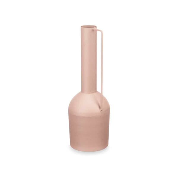 Vase Height Sand Steel 13 x 39 x 13 cm (6 Units)