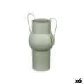 Miniatyrbillede 1 af 3: Vase Green Steel 22 x 32 x 14 cm (6 Units)