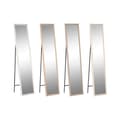Miniatyrbild 1 av 4: Free standing mirror Home ESPRIT White Brown Beige Grey 34 x 3 x 155 cm (4 Units)