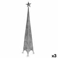 Miniatyrbild 1 av 2: Christmas Tree Krist+ 00160 Silver Metal Plastic Star Tower 42 x 218 x 42 cm (3 Units)