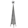 Pikkukuva 2 / 2: Christmas Tree Krist+ 00157 Silver Metal Plastic Star Tower 28 x 127 x 28 cm (6 Units)