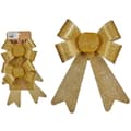 Pikkukuva 2 / 2: Christmas Decorations Set Krist+ 65546 Golden PVC 16 x 3 x 18 cm Lasso (24 Units)