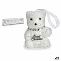 Pikkukuva 1 / 2: Christmas Decorations Set Krist+ 00534 White Silver Bear 5,5 x 7 x 5,5 cm (12 Units)