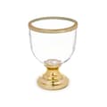 Pikkukuva 2 / 2: Candleholder Wineglass Golden Steel 17,3 x 23,5 x 17,3 cm (6 Units)