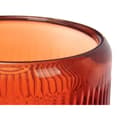 Pikkukuva 4 / 4: Candleholder Stripes Orange Crystal 9 x 9,5 x 9 cm (12 Units)