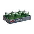Miniatyrbillede 3 af 4: Candleholder Stripes Green Crystal 9 x 9,5 x 9 cm (12 Units)