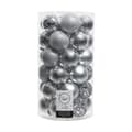 Miniatyrbillede 1 af 2: Christmas Baubles Decoris Silver 37 Pieces