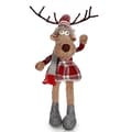 Miniatyrbillede 2 af 2: Decorative Figure Krist+ FG31-9592B White Brown Red Grey Deer 17 x 15 x 60 cm (4 Units)