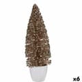 Pikkukuva 1 / 2: Decorative Figure Christmas Tree Mint champagne Plastic 10 x 33 x 10 cm (6 Units)