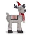 Pikkukuva 2 / 2: Decorative Figure Christmas Reindeer Red Grey 22 x 47 x 45 cm (4 Units)