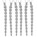 Miniatyrbillede 2 af 3: Christmas bauble Silver Plastic Glitter 13,5 x 1 x 5,5 cm (24 Units)