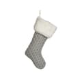 Pikkukuva 2 / 2: Christmas bauble Christmas Stocking Grey Cloth 28 x 4 x 46 cm (12 Units)