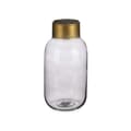 Pikkukuva 2 / 3: Vase Grey Golden Glass 11,5 x 24 x 11,5 cm (6 Units)