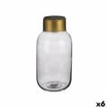 Pikkukuva 1 / 3: Vase Grey Golden Glass 11,5 x 24 x 11,5 cm (6 Units)