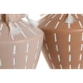 Miniatyrbild 3 av 3: Vase Home ESPRIT Brown Light brown Ceramic Colonial Fringe 15,5 x 15,5 x 17,1 cm (2 Units)