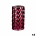 Pikkukuva 1 / 3: Vase Engraving Ear (of wheat) Pink Crystal 11,3 x 19,5 x 11,3 cm (6 Units)