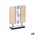 Pikkukuva 1 / 2: Table clock White Metal MDF Wood 22 x 28 x 7 cm (6 Units)