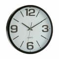 Pikkukuva 2 / 3: Wall Clock White Black Crystal Plastic 40 x 5 x 40 cm (6 Units)