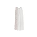 Miniatyrbillede 1 af 3: Vase Home ESPRIT White Stoneware Tropical Leaf of a plant 21 x 10 x 50 cm
