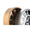 Pikkukuva 3 / 3: Wall Clock Home ESPRIT Black Golden Silver Metal Crystal 25 x 6,3 x 25 cm (2 Units)