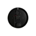 Pikkukuva 2 / 3: Wall Clock Home ESPRIT Black Golden Silver Metal Crystal 25 x 6,3 x 25 cm (2 Units)
