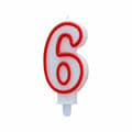 Miniatyrbillede 4 af 4: Candle Set Algon Red (36 Units)