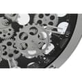Miniatyrbild 3 av 4: Wall Clock Home ESPRIT Black Silver Metal Crystal Gears 52 x 8,5 x 52 cm