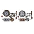 Pikkukuva 1 / 3: Wall Clock DKD Home Decor 52,5 x 9 x 39,5 cm Crystal Iron Vintage (2 Units)