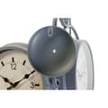 Miniatyrbillede 4 af 4: Wall Clock DKD Home Decor 43 x 14,5 x 47 cm Crystal Grey Golden Iron Traditional (2 Units)