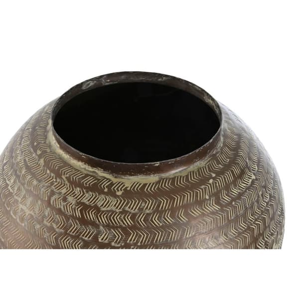 Vase Home ESPRIT Green Aluminium 40 x 40 x 49 cm