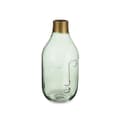 Pikkukuva 2 / 2: Vase Face Green Glass 11 x 24,5 x 12 cm (6 Units)